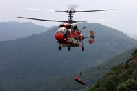[중부 집중호우] 피해 극복에 산림 헬기 적극 지원