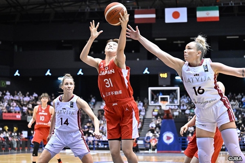한국과 평가전 앞둔 라트비아 여자농구, 일본에 29점 차 완패