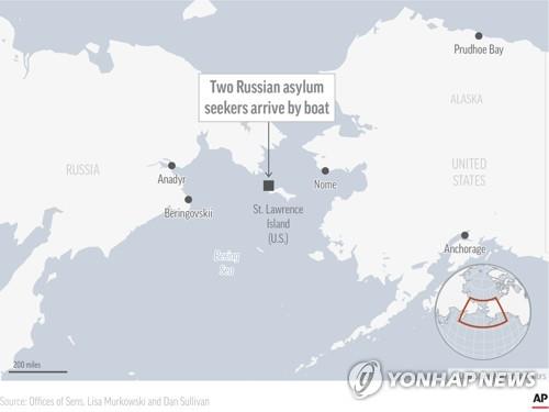 러시아인들이 탈출한 알래스카 외딴섬의 위치