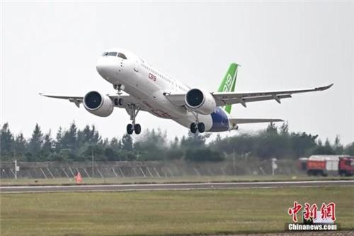 중국산 첫 여객기 C919