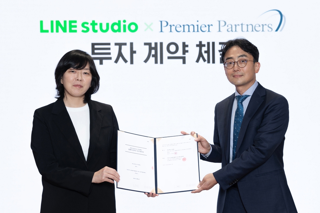 이정원 라인스튜디오 대표(왼쪽)와 김성은 프리미어파트너스 대표