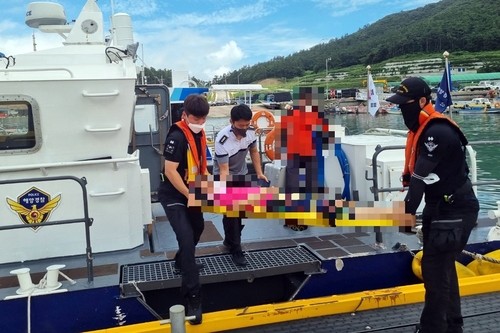 목포해경, 지난해 섬·해상 응급환자 385명 이송