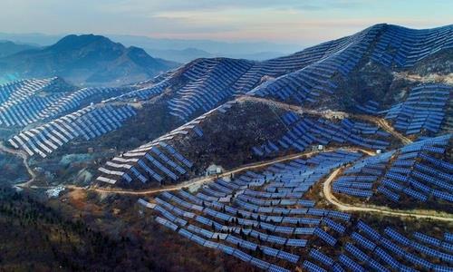 중국 태양광 발전 지역