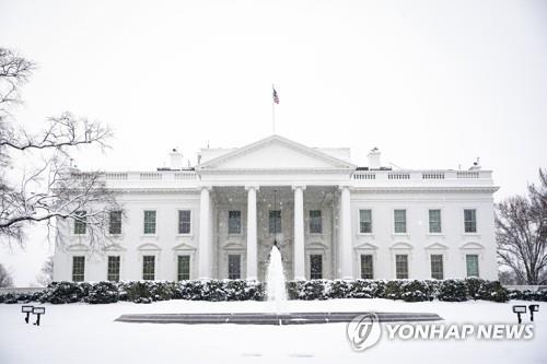 백악관 전경(2021.2.2)