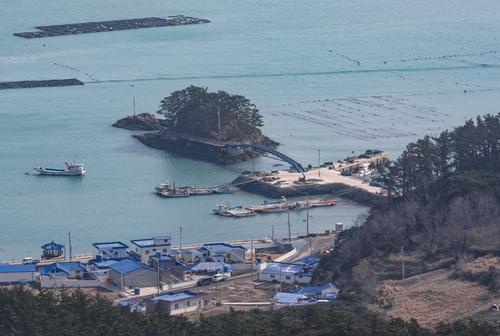 읍동마을 앞 옥섬 [사진/진성철 기자]