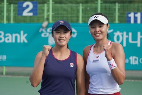 장수정·한나래, 일본 고후오픈 테니스 복식 결승 진출