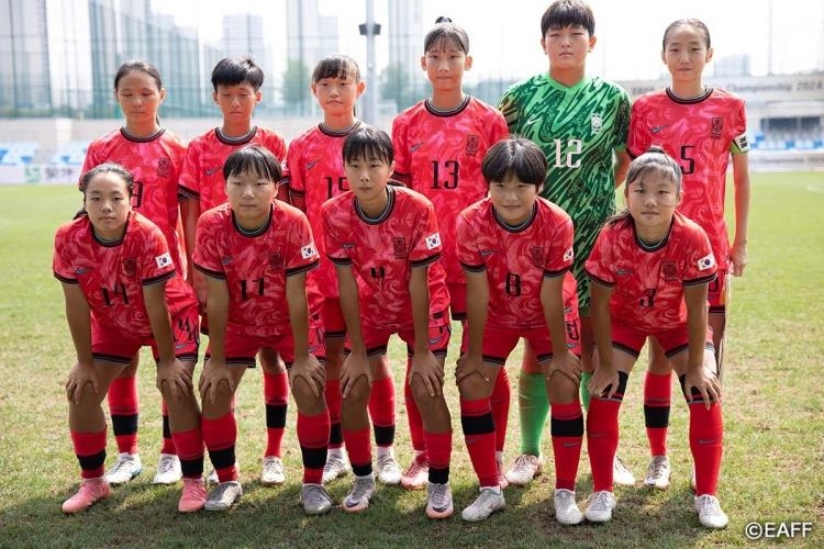 여자 U-15 축구대표팀 일본전 선발 멤버