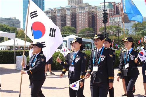 지난 1∼5일 미국 시카고에서 열린 국제여경연합회(IAWP) 학술대회 참가한 경찰젠더연구회 [경찰젠더연구회 제공. 재판매 및 DB 금지]