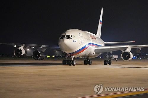 러시아 특수비행 편대 소속 Il-96-300 항공기