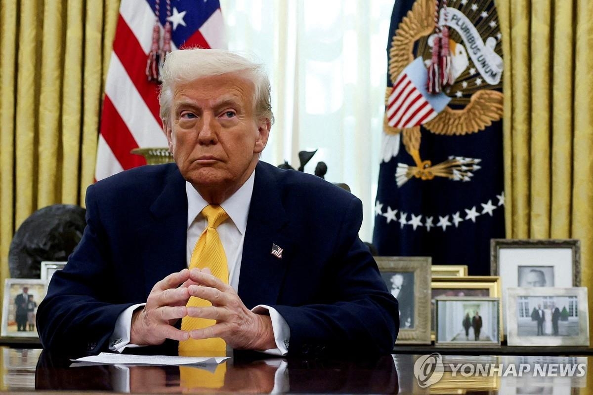 도널드 트럼프 미국 대통령