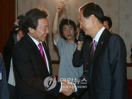 한덕수, 오늘 손학규 전 바른미래당 대표와 만찬 회동