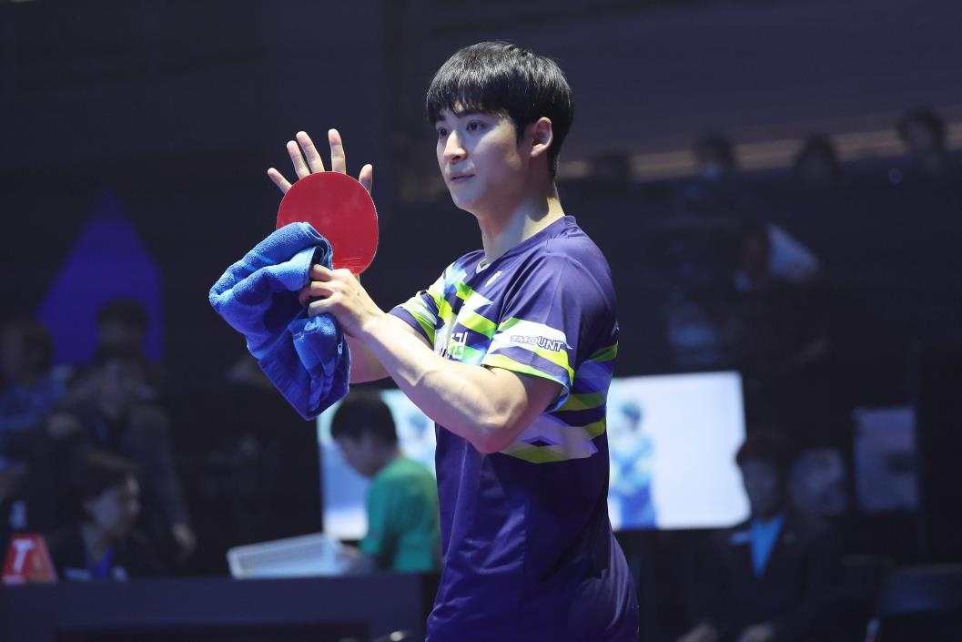탁구 박강현, 프로리그 8강서 장우진 제압…이승은도 4강행 돌풍