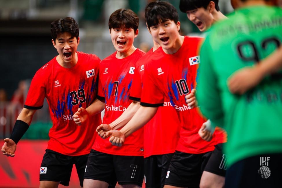 한국, 미국 꺾고 세계남자주니어 핸드볼 선수권 첫 승