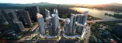 HDC현대산업개발이 제안한 용산정비창 1구역 개발 조감도 