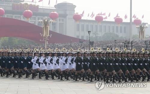 베이징 전승절 열병식 자료사진
