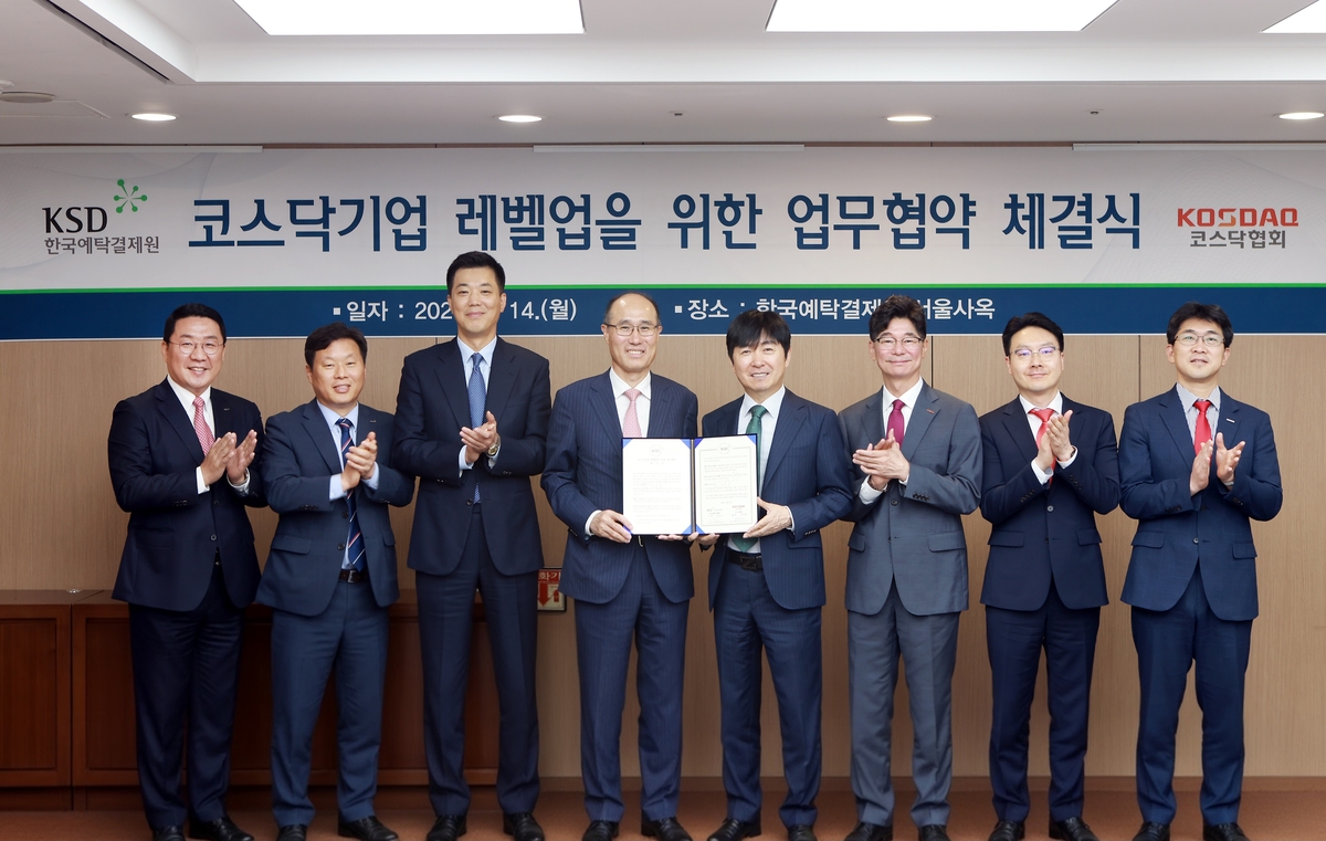 코스닥협회·예탁결제원, 코스닥기업 