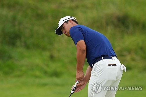 김주형, 디오픈 첫날 선두에 2타차 공동 10위