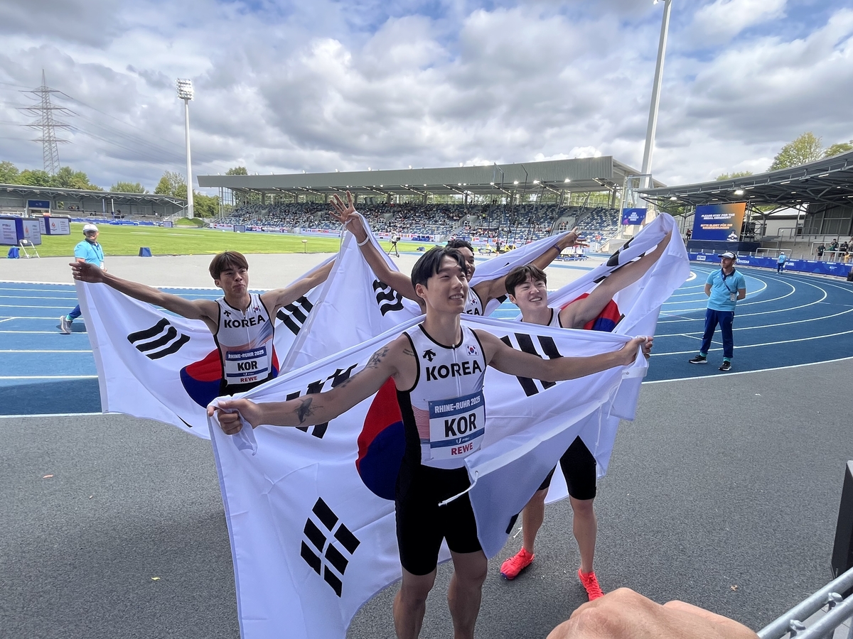 한국 육상 남자 계주 400ｍ 대표팀, 하계U대회 우승