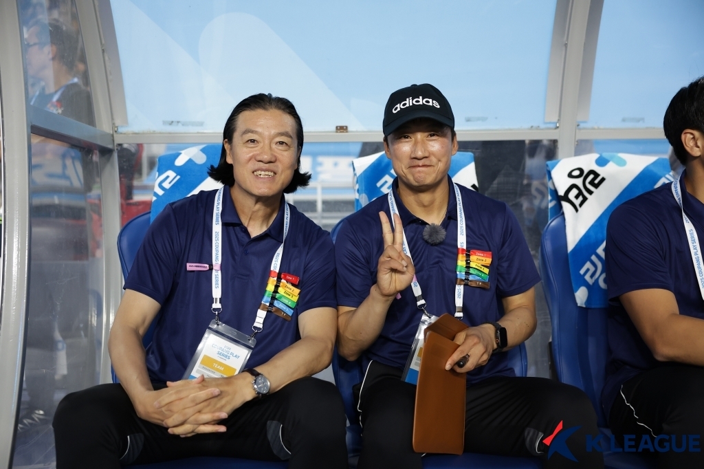 뉴캐슬 잡은 김판곤 감독 "K리그 수준 알려 자랑스러워…