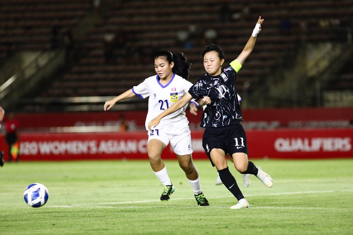 한국 U-19 여자축구, AFC U-20 아시안컵 예선서 라오스 1-0 격파