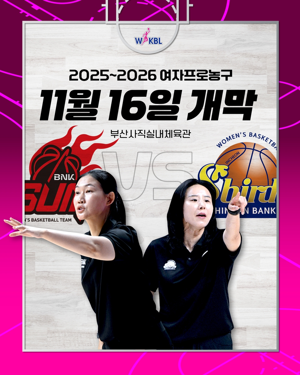 2025-2026시즌 WKBL, 11월 16일 개막