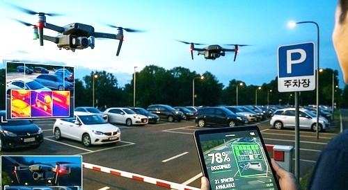 춘천연합마라톤 주차난 해소 이미지