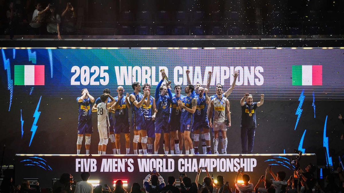 이탈리아, 불가리아 꺾고 세계배구선수권 2연패…MVP에 미켈레토(종합)