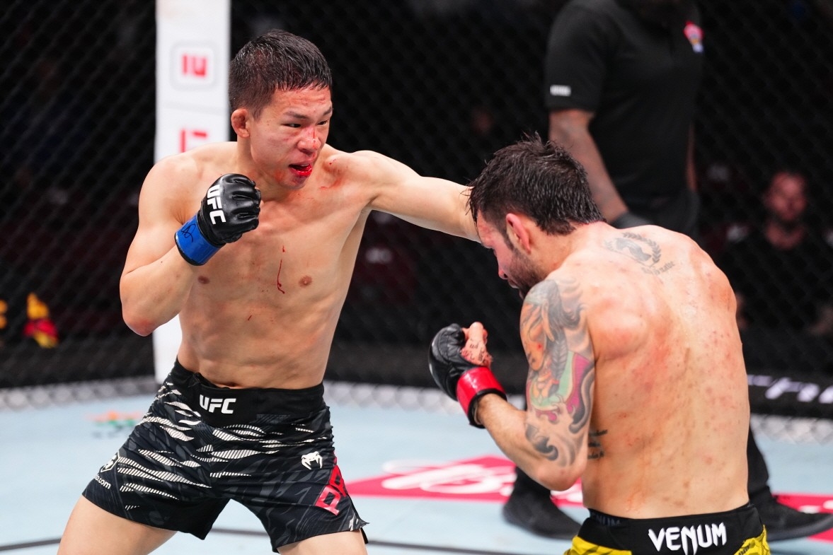 UFC 박현성, 2연속 서브미션 패배…랭킹 진입 또 좌절