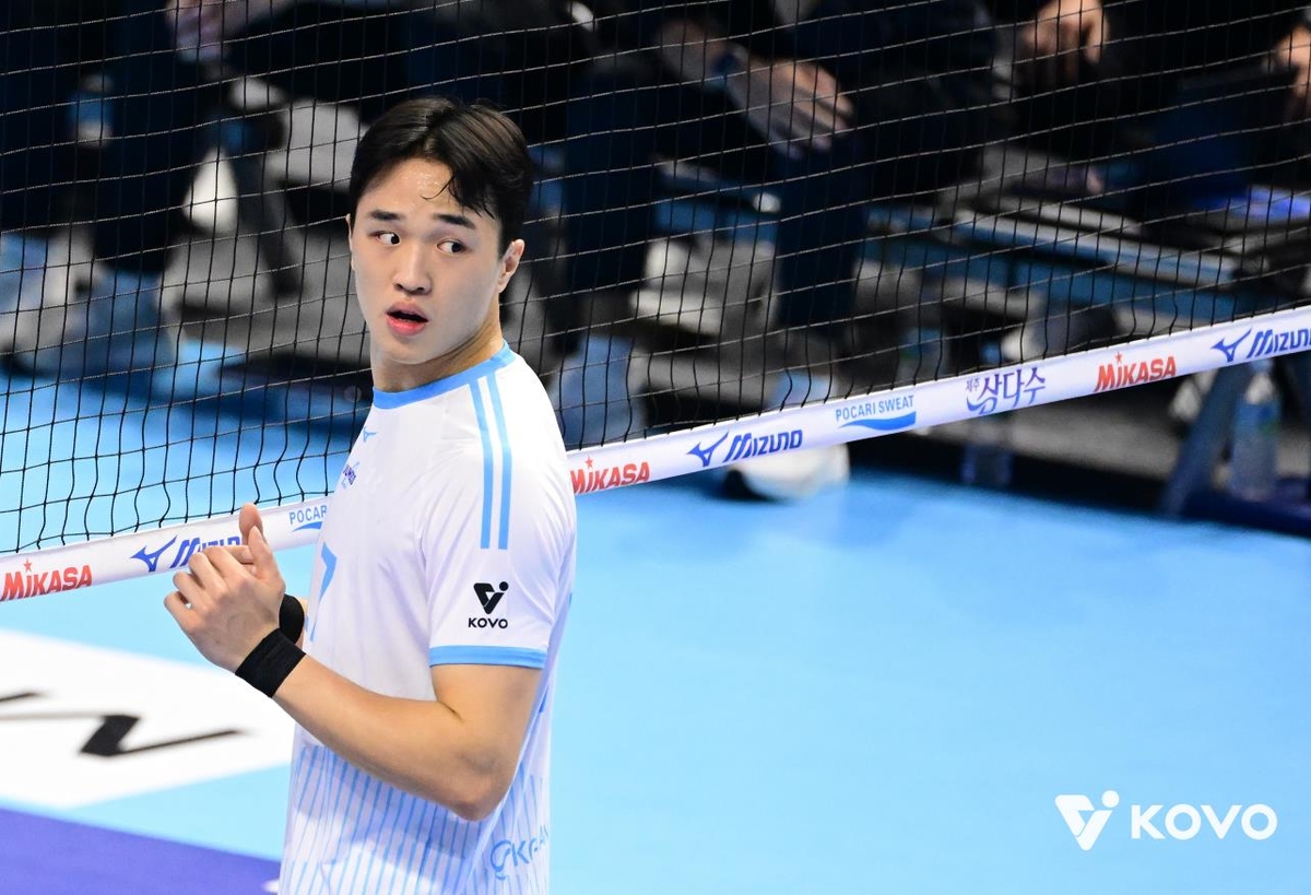 전역한 대한항공 공격수 임동혁