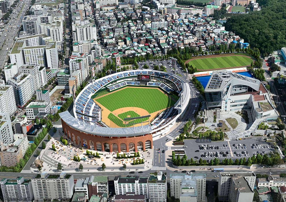 성남시 야구전용구장 조감도