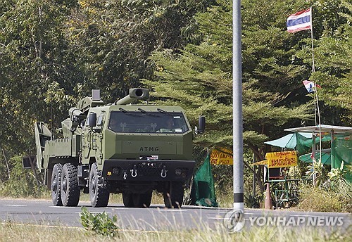 캄보디아와 무력충돌 태국 강경 대응 보도 이미지