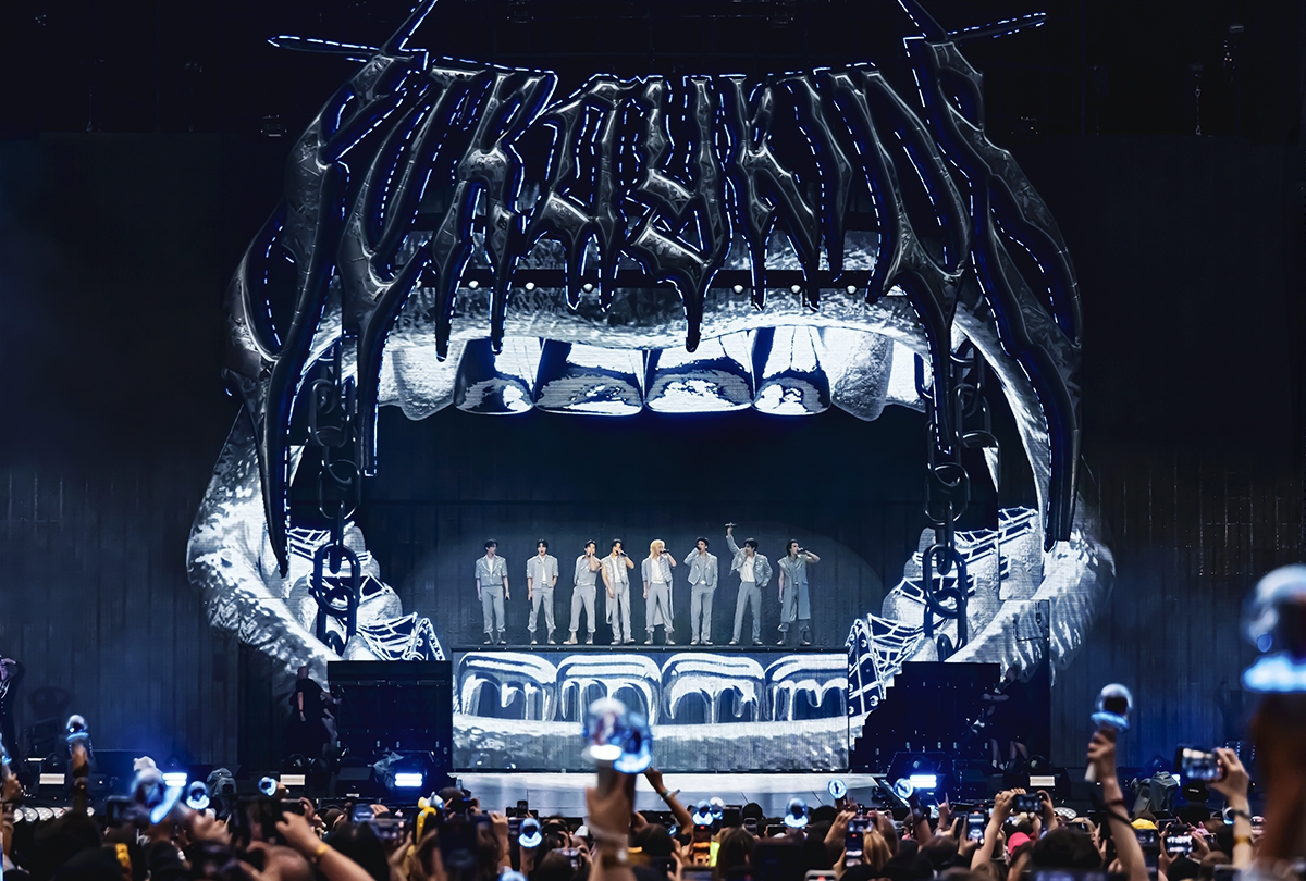 그룹 스트레이 키즈 월드투어 공연사진