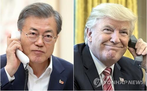 (AMPLIACIÓN) Cheong Wa Dae: Trump apoya el plan de Corea del Sur para la ayuda alimentaria a Corea del Norte