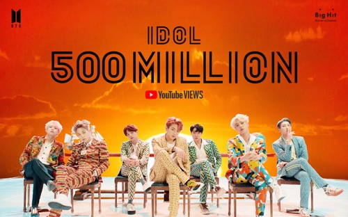 El vídeo musical 'IDOL' de BTS alcanza los 500 millones de visualizaciones en YouTube