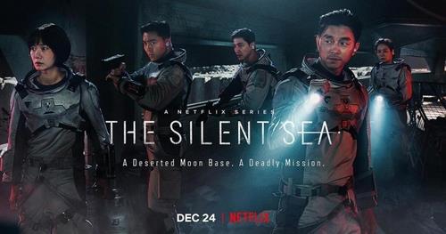 Póster de prelanzamiento de "The Silent Sea", de Netflix. (Imagen proporcionada por la firma. Prohibida su reventa y archivo)