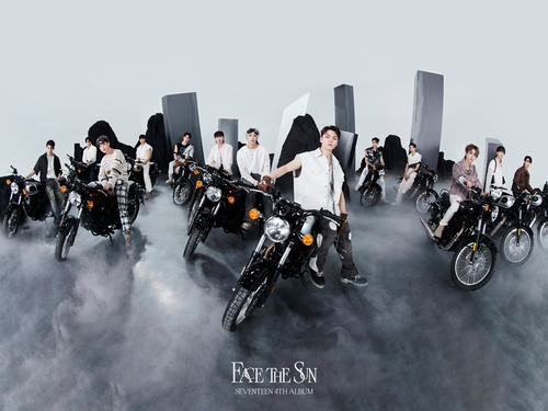 La imagen, proporcionada por Pledis Entertainment, muestra al grupo masculino de K-pop Seventeen. (Prohibida su reventa y archivo)