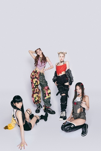 La foto, proporcionada por YG Entertainment, muestra al grupo femenino de K-pop BLACKPINK. (Prohibida su reventa y archivo)