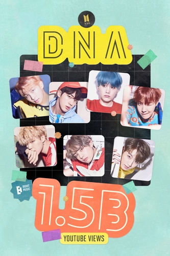 El videoclip de 'DNA' de BTS supera los 1.500 millones de visualizaciones en YouTube