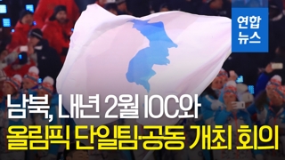 [영상] 남북, 내년 2월 IOC와 올림픽 단일팀·공동 개최 회의