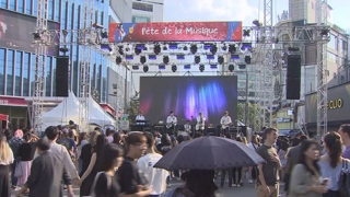 Inauguration de la «Rue de France» et célébration de la Fête de la musique à Séoul