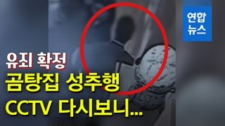 [영상] 대법원 유죄 확정 '곰탕집 성추행' CCTV 다시보니