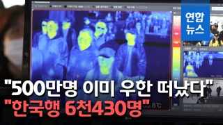 [영상] "500여만명 이미 우한 빠져나갔다…한국행 6천430명 추정"