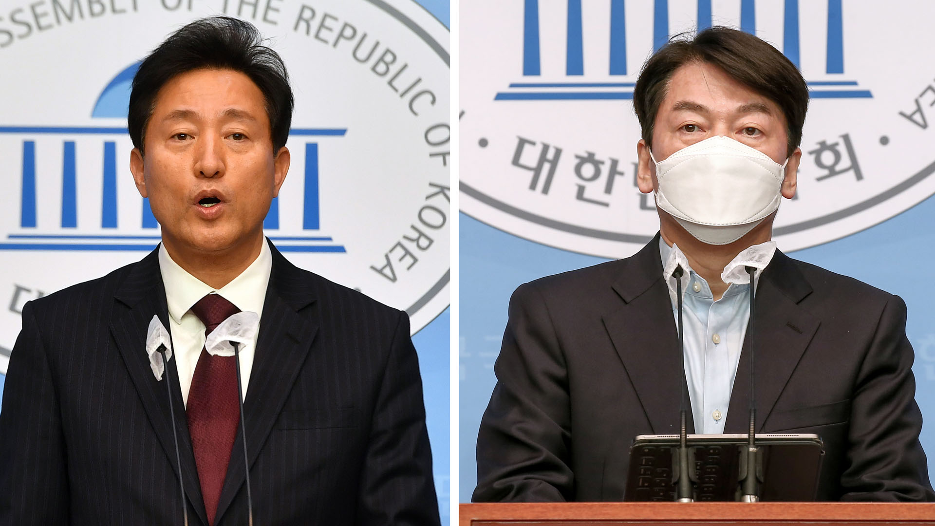 불붙는 재보선 레이스…吳·安 25일 전까지 단일화 | 연합뉴스