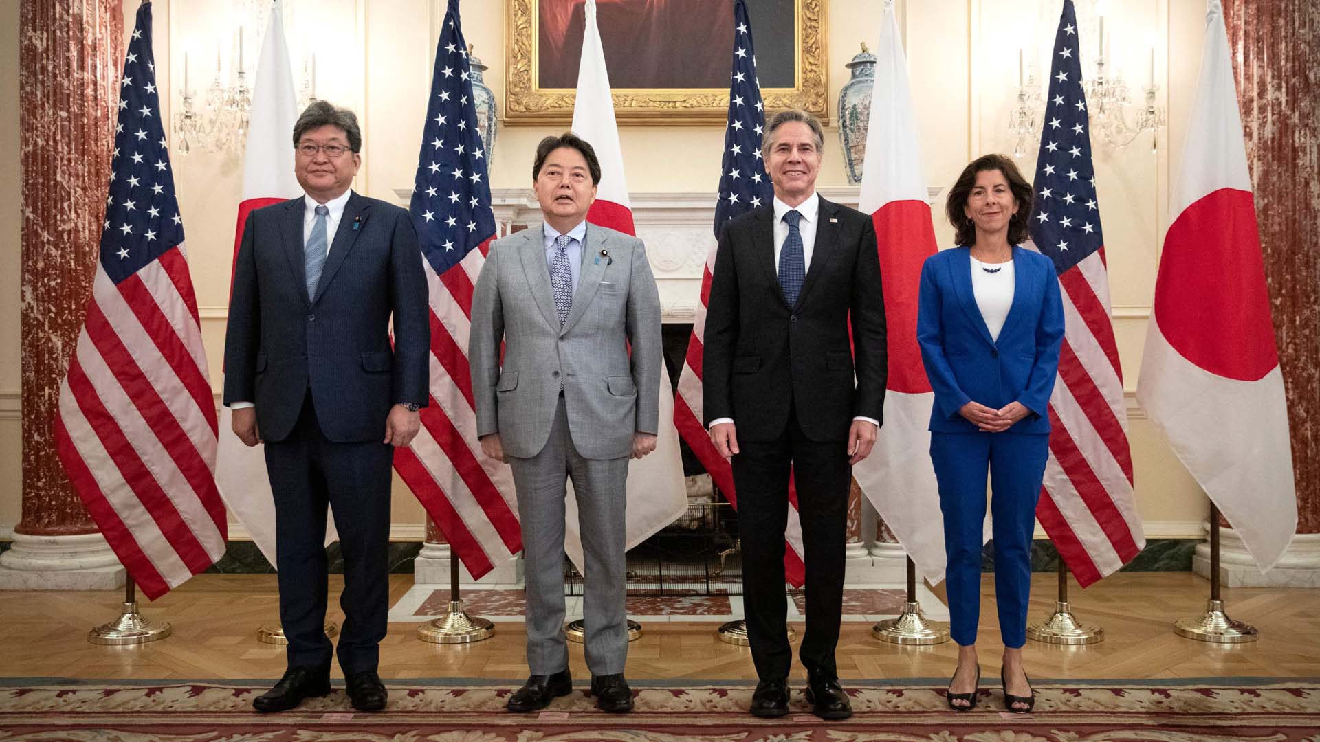 U.S. and Japan launch '2 2 economic dialogue' in diplomacy and business ...