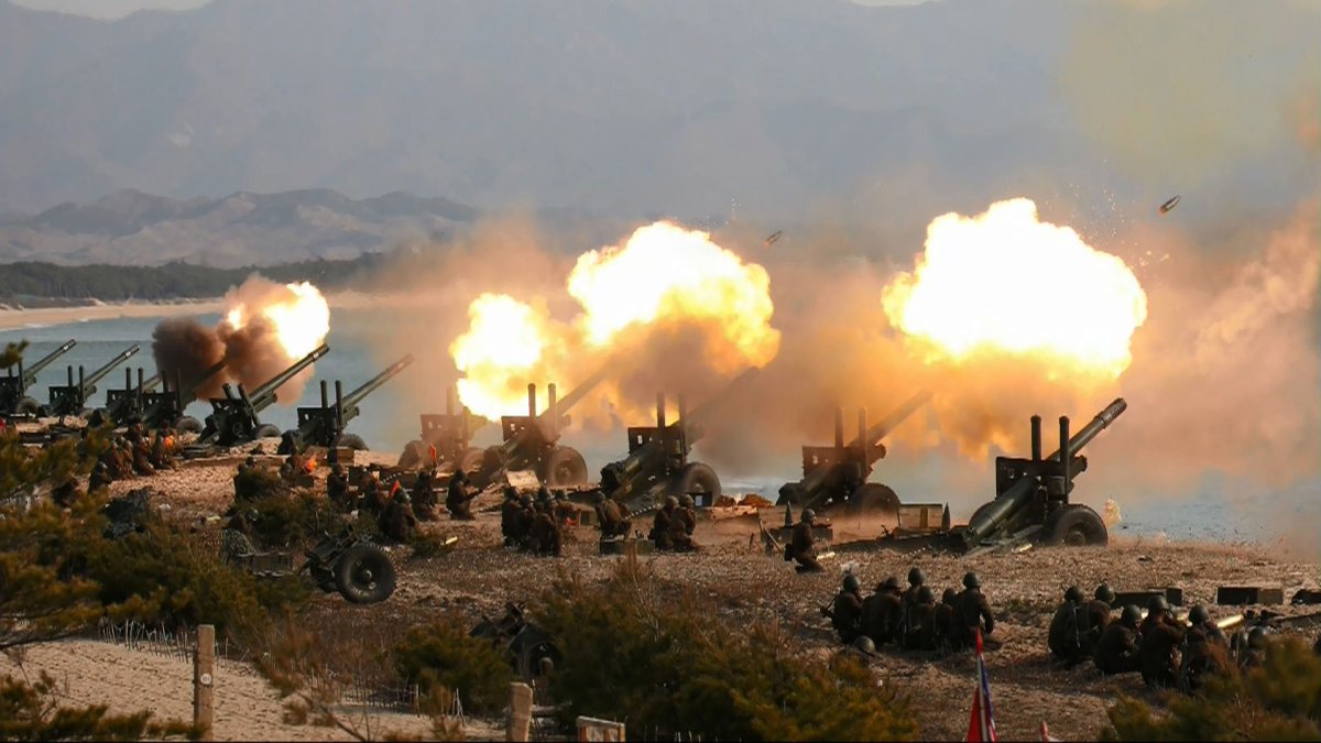 JCS: Corea del Norte dispara obuses de artillería hacia la zona de amortiguación intercoreana