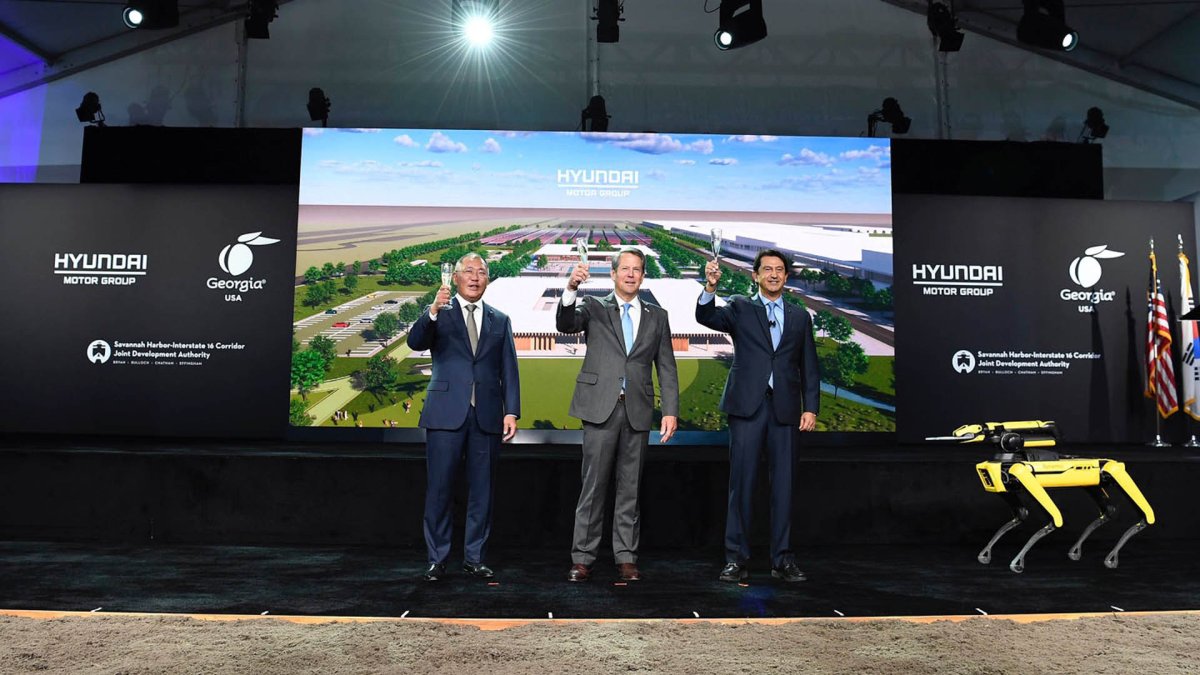 Hyundai Motor realiza una ceremonia de inicio de construcción de su planta de vehículos eléctricos en EE. UU.