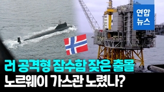 [영상] 러 잠수함 수상한 작전?…노르웨이 해저 가스관 주변 '기웃'