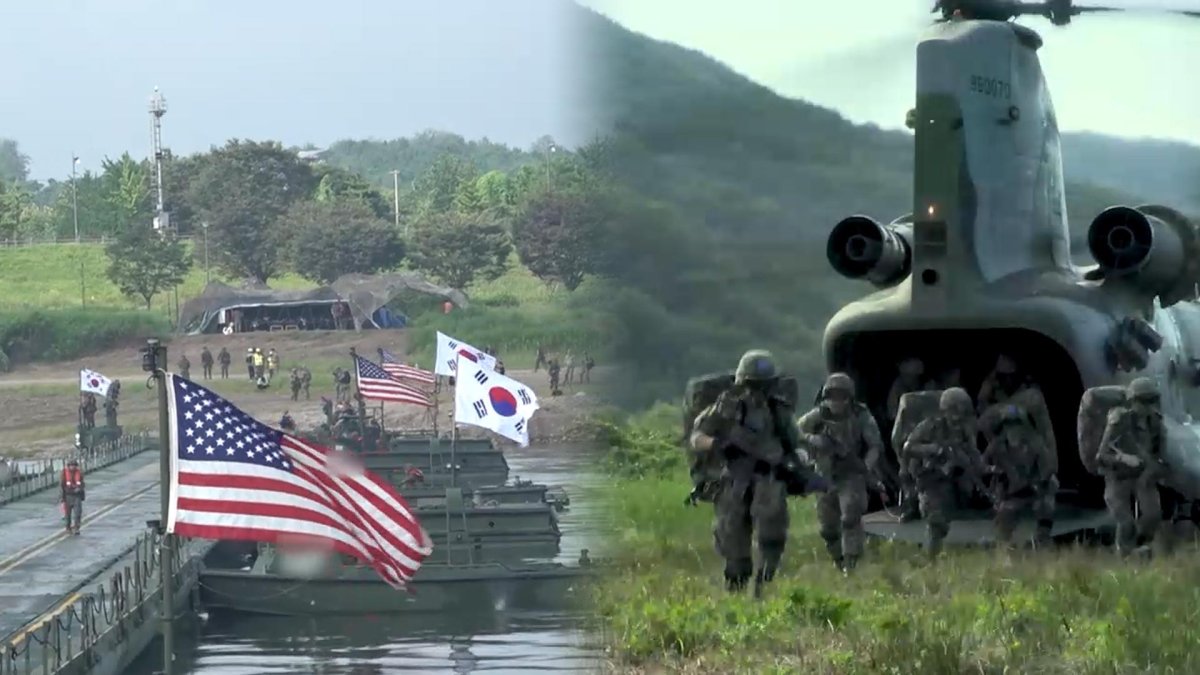 韓米合同演習が終了　機動訓練の一部は来月に延期（８月２９日）