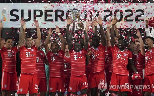 바이에른 뮌헨, 라이프치히에 5-3 승리…독일 슈퍼컵 10회 우승