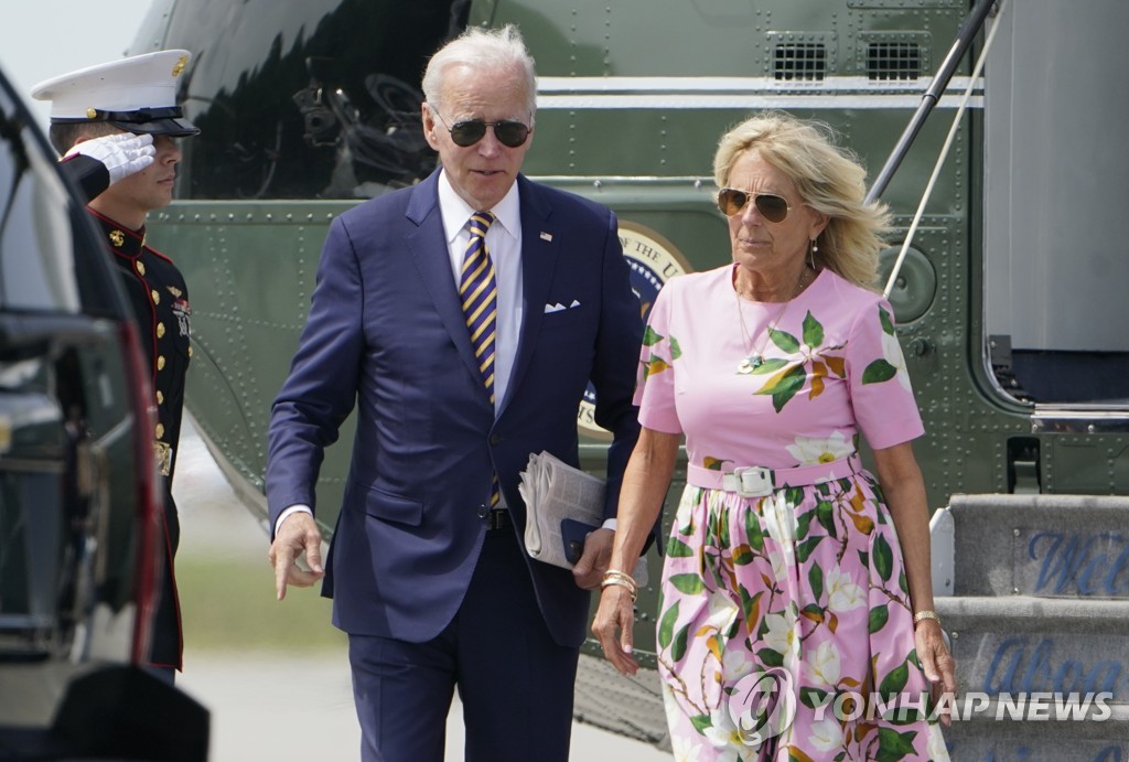 조 바이든 대통령과 부인 질 바이든 여사
